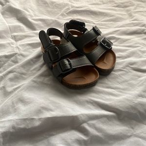 Grey sandals